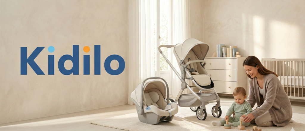 รถเข็นเด็ก Kidilo และคาร์ซีท มาตรฐานยุโรปสำหรับครอบครัวยุคใหม่